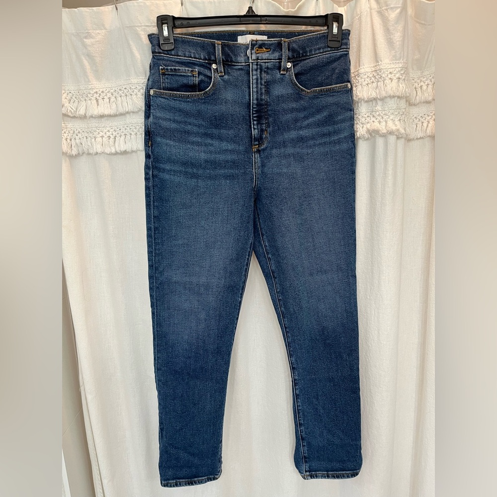 LOFT “the slim’ ankle jeans in medium wash size 28/6